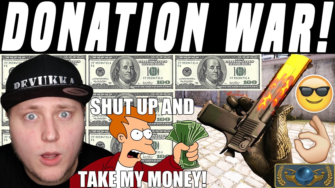 DONATION WAR! | Twitch Donate Battle CS:GO Suomi (Shartyz peri ...