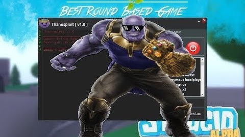 NEW ROBLOX EXPLOIT - Thanosploit [ LVL 6 Lua Executor with Loadstirng, GetObject! and many more! ]