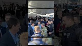 Governador de SP em clima descontraído com Elias Junior e o Delegado Tom .