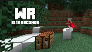 Wr Fastest Time To Mine And Twerk On A Snow Block In Minecraft