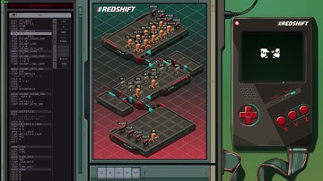 Bad Apple played on Exapunks Redshift