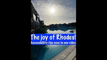 Accessibility in Rhodes Travel experiences combined into one video