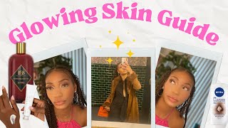 glowing skin guide / met gala worthy summer skincare &amp; body care routine