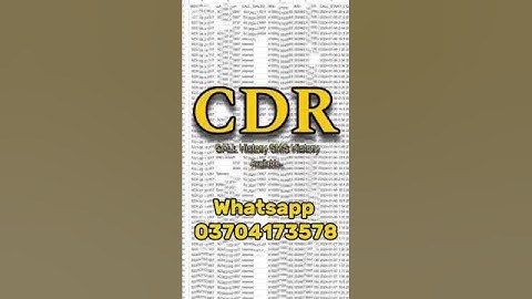 How to check call history of any mobile number in Pakistan | cdr analysis | call detail record #cdr