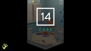 50 Tiny Room Escape 14 Care (3/3 Cards) Full Walkthrough (Kiary Games) screenshot 1
