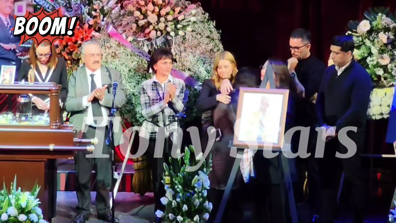 Paty Chapoy se quiebra en el último adiós a Daniel Bisogno junto a familia Ventaneando lo recuerdan