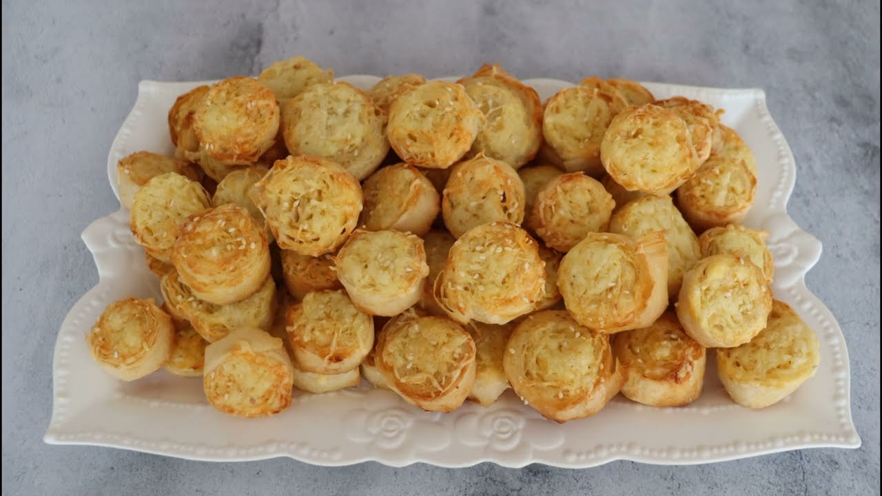 Brzi pužići sa sirom od gotovih kora kao koktel pecivo, predjelo, doručak...