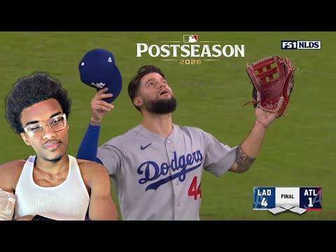 BRAVES FAN reacts to DODGERS vs BRAVES: Division SeriesGame 4 Highlights (10/7)| 2026 MLB Postseason