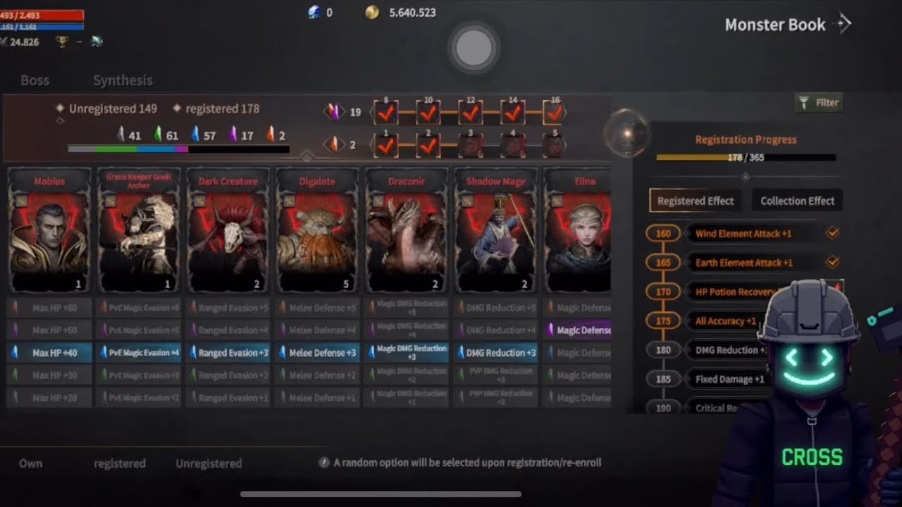 Monster Book Upgrade | Easy Passive Stat Boost in ROM on Cross 