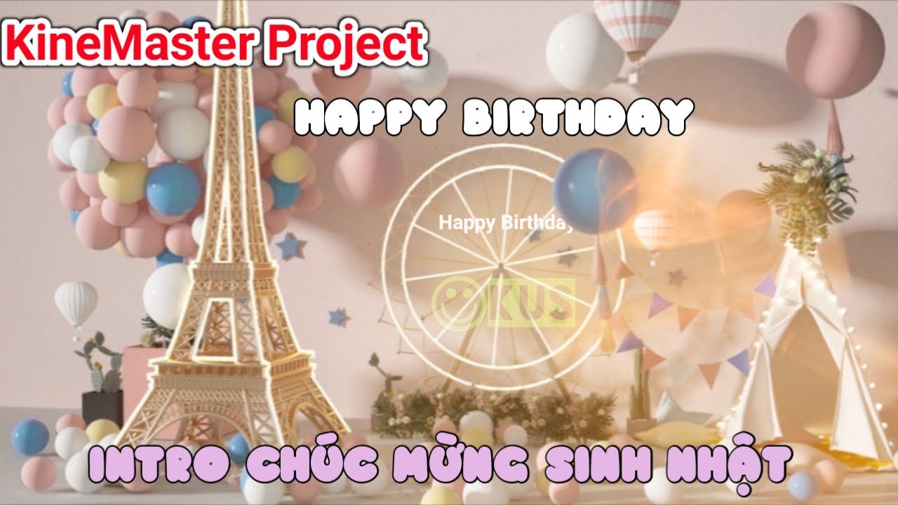 Style Proshow Producer sinh nhật hiệu ứng viết chữ độc đáo