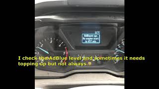 ford transit 2018 adblue