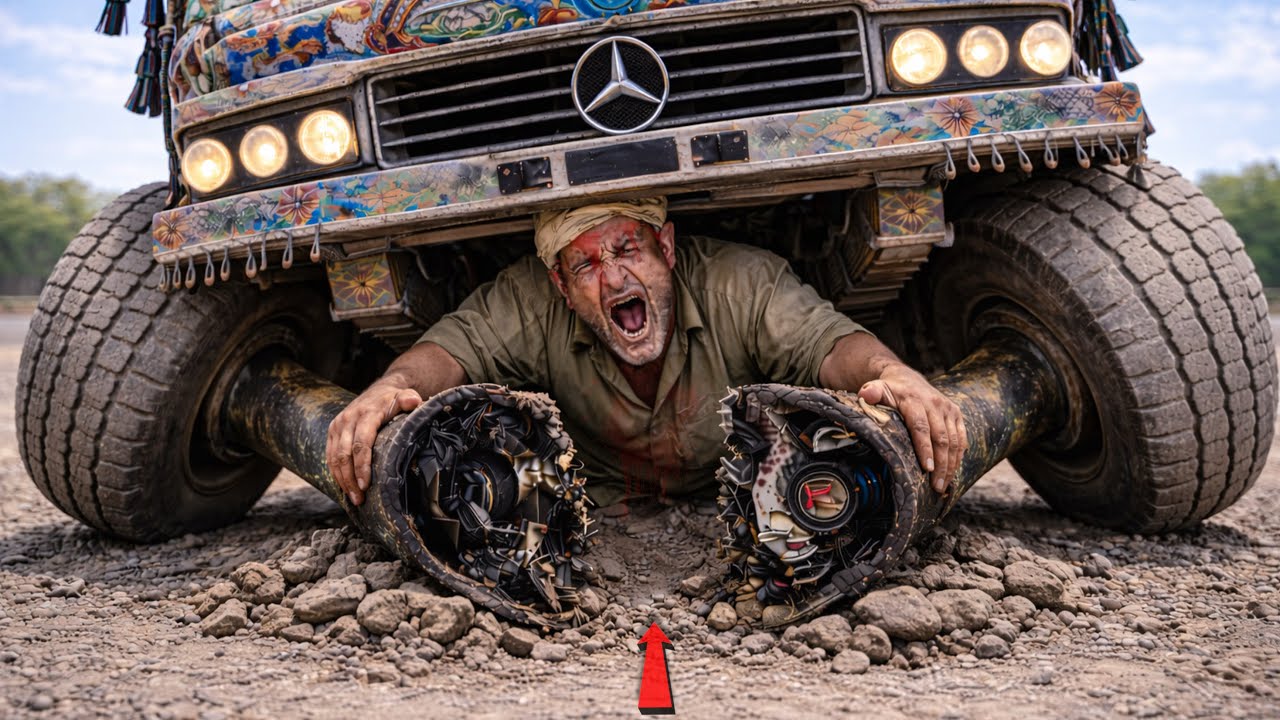 1924s Mercedes 4x4 Truck Front Tube Broken in 2 pieces !