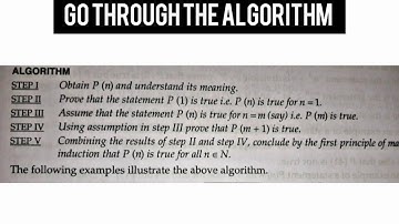 Mathematical Induction | Class 11 | RD sharma Chapter 12