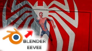 SPIDERMAN EEVEE ANIMATION BLENDER