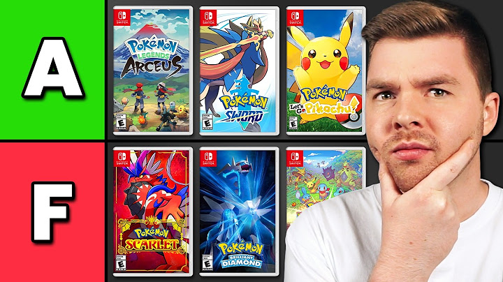 Ranking EVERY Nintendo Switch Pokemon Game