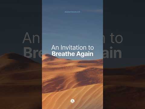 A Sabbath Invitation