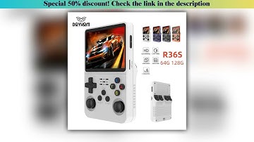 Limited Open Source R36S Retro Handheld Video Game Console Linux System 3.5 Inch IPS Screen Portabl