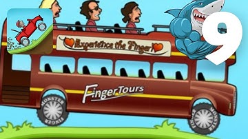 Hill Climb Racing - Gameplay Walkthrough Part 9 - Tourists Bus (Android. iOS) in Shark Gaming
