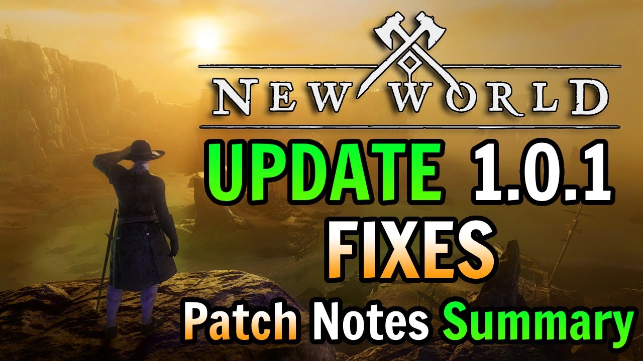 New World 1.0.1 Update Patch Notes & Expedition Lag Addressed!