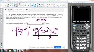 MAT130: Chapter 8 - Sample Size for a Mean C.I.
