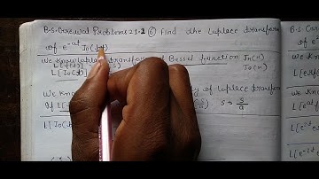 Laplace transform of e^(-at).J0(bt) || B.S Grewal problem:-21.2 Question number:-06