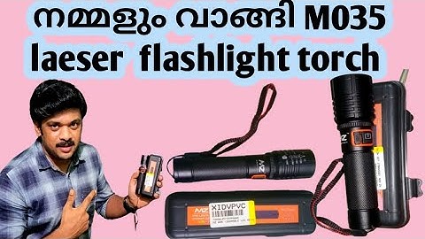 LED laser flash light torch M035/ Telescopic system/Nuseef Tech Vlog