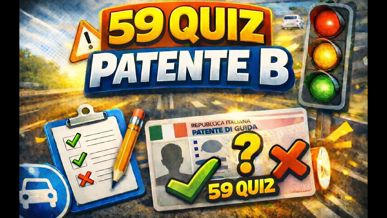 Quiz della Patente B: Con 59 quiz #55