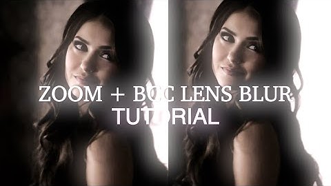 Zoom + bcc lens blur tutorial | After effects