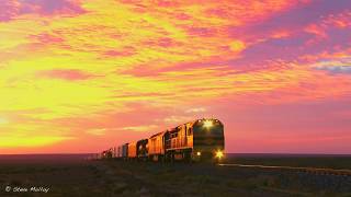 GWA Darwin Trains at Sunrise &amp; Sunset in South Australia