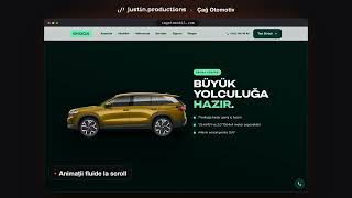 Creare site web pentru un dealer auto Škoda | Çağ Otomotiv | Justin Productions