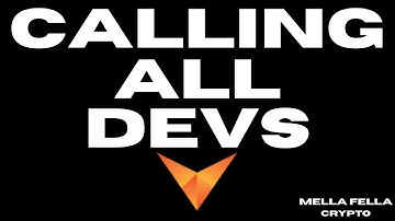 CALLING ALL DEVELOPERS | VULCAN BLOCKCHAIN