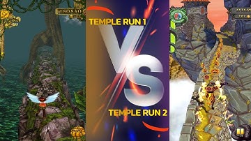 🔥 Temple Run VS Temple Run 2 Challenge 🏃‍♂️ Ultimate Comparison & Epic Gameplay Old vs New Adventure