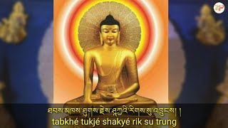 ཤཱཀྱ་ཐུབ་པའི་བསྟོད་པ། Great Praise prayers of the Buddha.