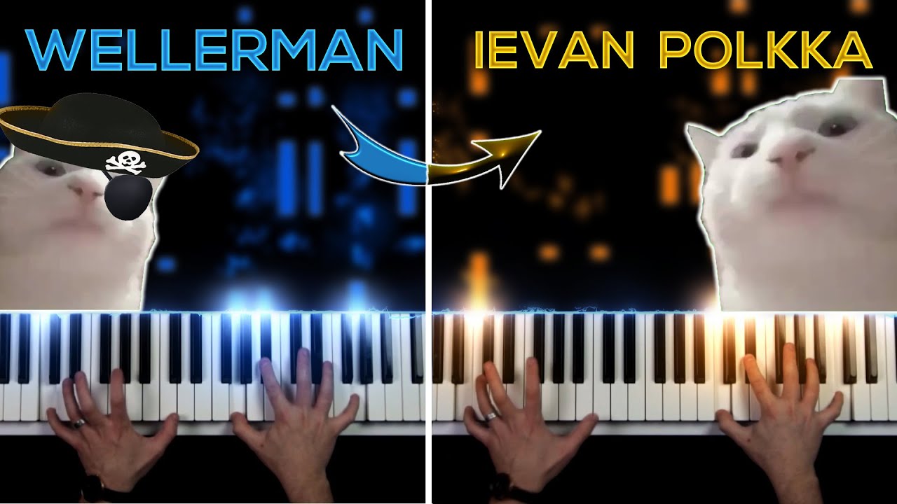 Wellerman vs Ievan Polkka PIANO BATTLE