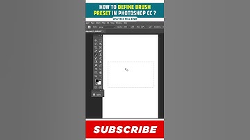 How to Define Brush Presets in Photoshop CC 2022 | Custom Brush Tutorial Photoshop cc 2022  #shorts