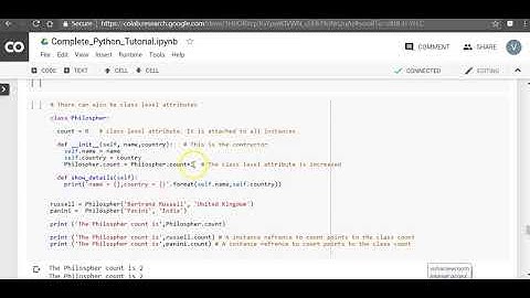 30 - Object Oriented Programming   methods and class attribute