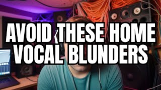 Common Vocal Recording Mistakes Home Studio Guide | 5 Vocal Recording Mistakes To Avoid
