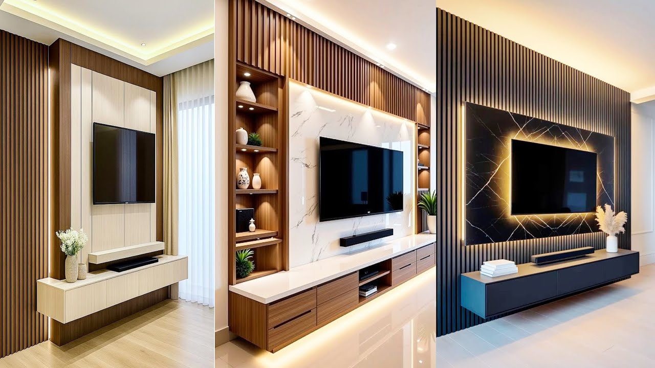 The Trendiest Luxury TV Wall Styles of 2025 for Your Home! | Tv unit & tv cabinet design | TV stand