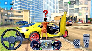Taxi Sim 2022 Evolution: Driving Hypercar with Gullwing Doors - Android gameplay screenshot 1
