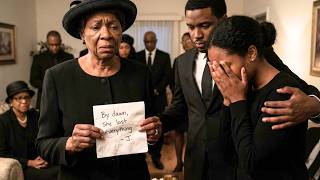 At my son's funeral, my grandson slipped me a note — by dawn, his wife had lost everything