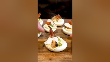 Chicken Bacon Ranch Deviled Egg