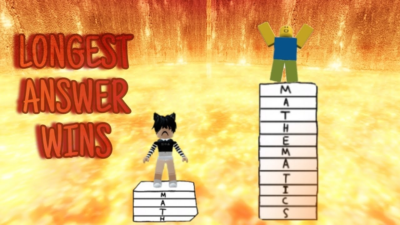 Playing Longest Answer WINS - YouTube