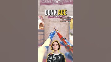 DONK CRAZY | He finished the ACE with a knife 😳😱 #cs2 #csgo #cs2clips #donk #faceit #faceit10lvl