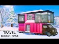 Travel Blogger House 🧭 NOCC | THE SIMS 4 | Stop Motion