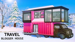 Travel Blogger House 🧭 NOCC | THE SIMS 4 | Stop Motion