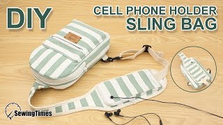 DIY Crossbody Sling Bag | 메신저백 슬링백 | Messenger bag tutorial and sewing pattern [sewingtimes]