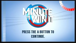 Minute to Win It Wii Playthrough - Horrible... Just Horrible