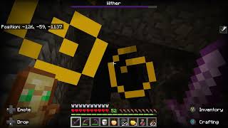 Minecraft Bedrock | Wither Fight (hard difficulty) | UNCUT