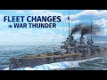 Fleet research changes and the first battleships / War Thunder