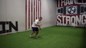 Single Leg Jump with Rotation Stick